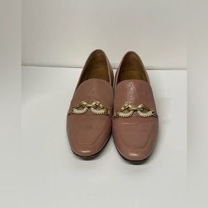 Tory Burch Jessa horsebit Loafers Light Pink leather size 9 VERY GOOD CONDITION